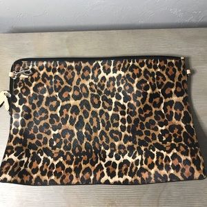 Coach Leopard Print Laptop Bag - Black and Brown